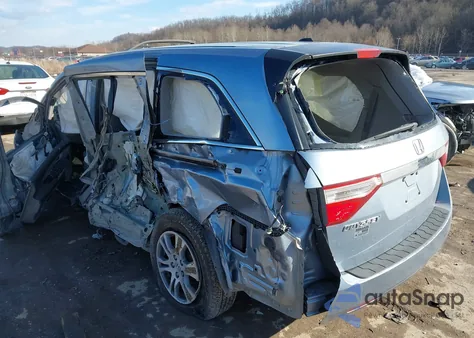 2011 Honda Odyssey Ex-L из США, поврежденный, VIN 5FNRL5H62BB077588